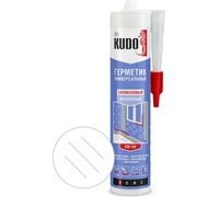герметик KUDO силиконовый универсальный прозрачный 280 мл.