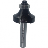 Фреза кромочная калевочная с нижним подшипником РОСОМАХА d12*D53*R20 серия 1017 801713