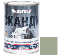 Антисептик кроющий для дерева Акватекс СКАНДИ альпийское утро 0,75л