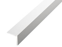 уголок алюминиевый 20*20 1,0м. белый муар