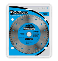 Диск алмазный 180*22,23*7,5*2.2мм DIAFORCE TURBO BASIC сухой рез 511180