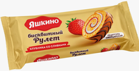 Рулет бисквитный Яшкино 200г