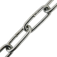 Цепь ст.длиннозвен. 3мм цинк (60м)