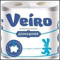 бум.\туал L.VEIRO 4 рул. 2сл Домашняя