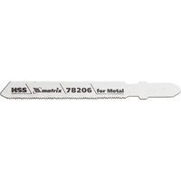 Полотна д/лобзика по метал. 3шт T118G 50*0,8мм Matrix 78206