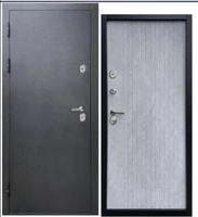 Дверь мет. ДВЕРНОЙ КОНТИНЕНТ ФОРПОСТ ТЕРМО 11 см (С2) 960х2050 "Пр" Металл серый антик/ МДФ Серый