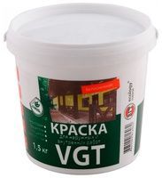 Краска ВД-АК-1180 для нар/вн.работ моющаяся 1,5 кг белоснежная ВГТ