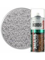 Эмаль-аэр КУДО 520 мл молотковая Серебро