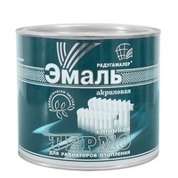 Эмаль акриловая для радиаторов БЕЛАЯ 1,9кг Радугамалер