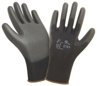 Перчатки нейлоновые 2Hands AIR 2101BLK c полиуретановым покрытием