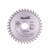 Диск пильный 125*22мм 36 зубьев Sparta 732395
