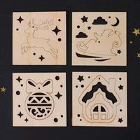 Трафареты новогодние