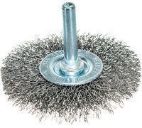 Щетка д/дрели 60мм плоская Сибртех