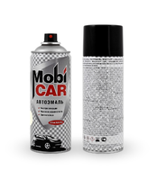 Аэрозольная автоэмаль MobiCar 601 черная 520мл