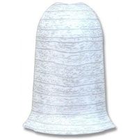 Угол наружный для плинтуса с м/к и к/к ясень белый