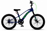 Велосипед СТЕЛС 20" Leader 230 MD (10.2"Темно-синий/Черный)