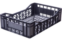 Ящик хозяйственный 600х400х165мм черный 24л