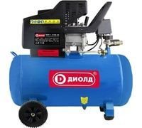 Компрессор ДИОЛД КВП-1-2100-50  (50л.,2,1кВт. 270л/мин 8бар,26кг)