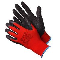 Перчатки Gward RED  нейлон с текстур. латексным покрытием