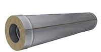 Труба-сэндвич Д150*210 L=1м. оцин.+нерж. 0,8мм.