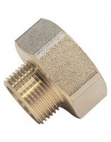 ниппель (переходник) 1"вр *1/2" нр никель