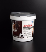 Эмаль акриловая для пола золотисто-коричневая 2,3кг ОРЕОЛ