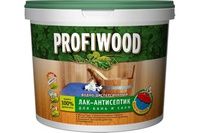 Лак антисептик для бань и саун EMPILS PROFIWOOD влагостойкий водно-дисперсионный 0,9 кг