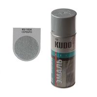 Эмаль-аэр КУДО 520 мл металлик Серебро 1026