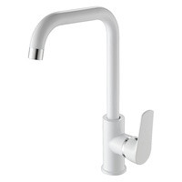 Смеситель для кухни однорычажный, высокий излив, Белый (А5503-С) с/г Ammore(D-Lin)