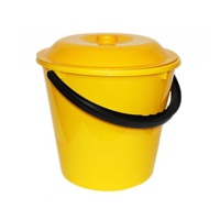 Ведро 12л с крышкой евро в ассортименте