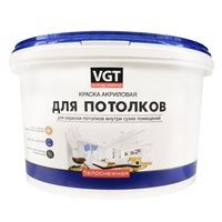 Краска ВД-АК-2180 для потолков 3 кг белоснежная ВГТ