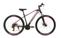 Велосипед 29" HOGGER POINTER MD 19",рама сталь,7-скор.,черно-пурпурный