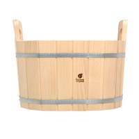 Ушат шайка 20л липа овал Банные штучки