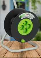 Удлинитель на катушке 4х30м с заземл. KAT-3x1-30m Greenline ПВС 3х1 Эра Б0065086