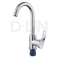 Смеситель для кухни однорычажный, высокий излив (D155405-6) с/г D-Lin