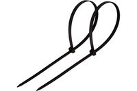 Хомут нейлон 4,8*400 черный 100шт.