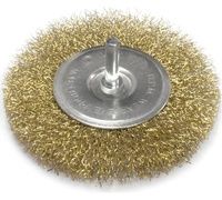 Щетка д/дрели плоская 50мм витая проволока Matrix 74444