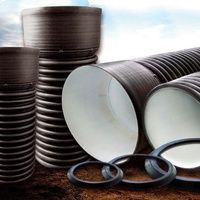 Труба гофрированная двустенная 340/300мм