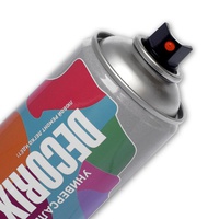 Эмаль аэр.акриловая Decorix RAL7024 520мл