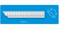 Плинтус потолочный Формат 13019 1,3м белый