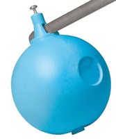 Шаровой поплавок (пласт) D 120мм с пазом и винтом для крепления