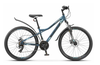 Велосипед СТЕЛС 26" Navigator 510  (16" Антрацитовый/красный,темно-синий/зеленый)