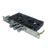 корпус замка для китайской двери LEKSA 3024-3Р BNT