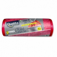 Мешок для мусора 35л 15 шт. Qualita с завязками