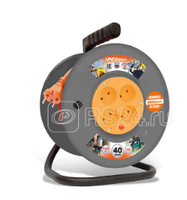 Удлинитель на катушке 4х40м без заземл. 10А IP20 ВЕМ-250 ПВС 2х1 термозащита UNIVersal 9632899