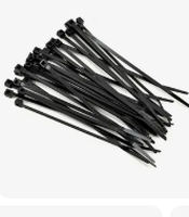 Хомут нейлон 3,6*350 черный 100шт.