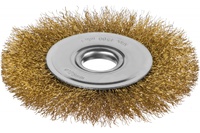 Щетка д/МШУ 125 витая латунированная проволока 0,3 мм, MIRAX