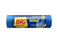 Мешок для мусора 60л 20 шт. Big City с ручками