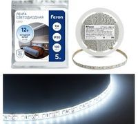 Лента светодиодная неоновая 9,6Wкрасная Feron 120SMD (2835)
