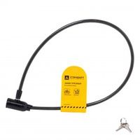 Замок велосипедный Стандарт ВС-Т8 800мм черный с тросом